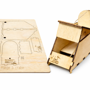 Puzzle 3D en bois – Piège à crabe