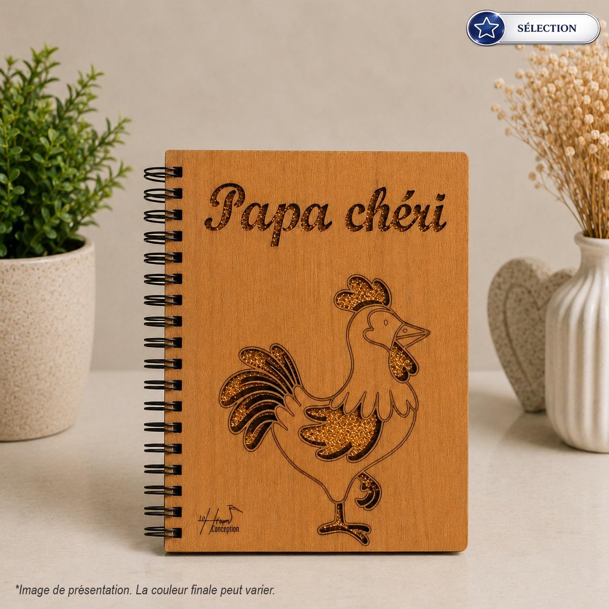 Carnet couverture Bois - Spirale métallique - Sélection – Image 9
