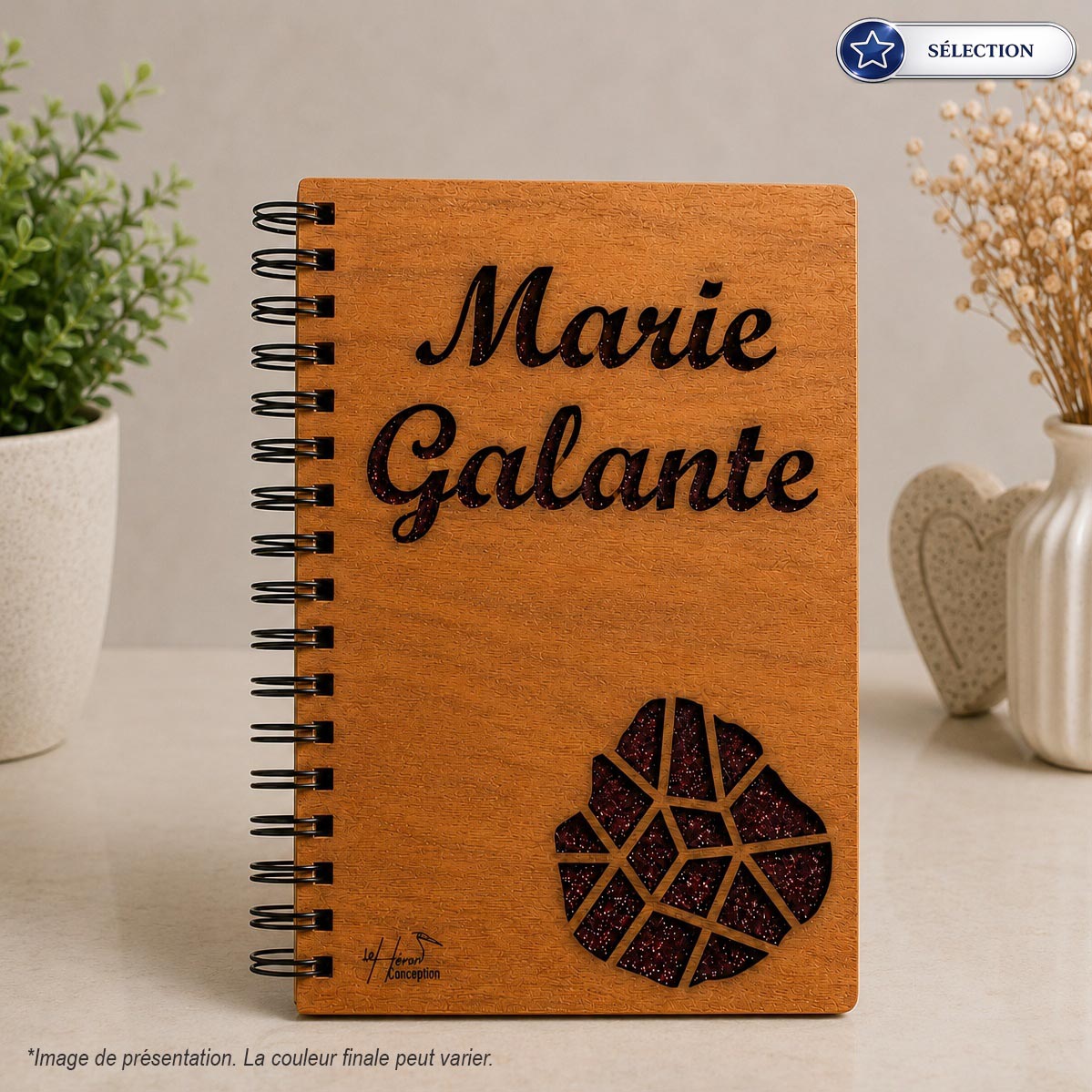 Carnet couverture Bois - Spirale métallique - Sélection – Image 7