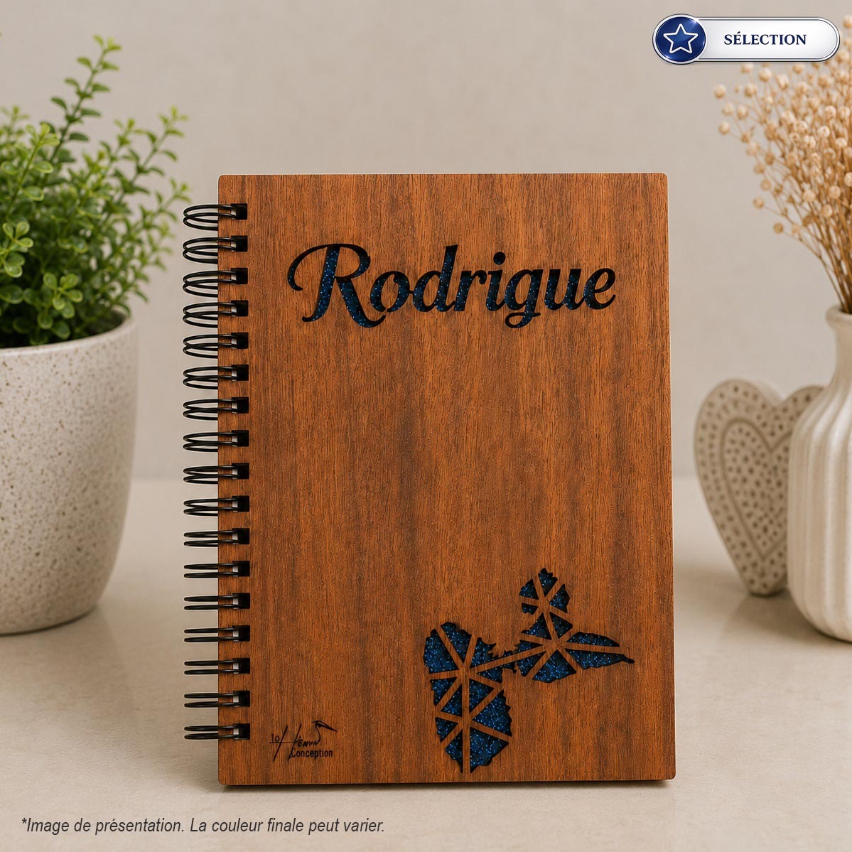 Carnet couverture Bois - Spirale métallique - Sélection – Image 3