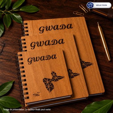 Carnet couverture Bois – Spirale métallique – Sélection