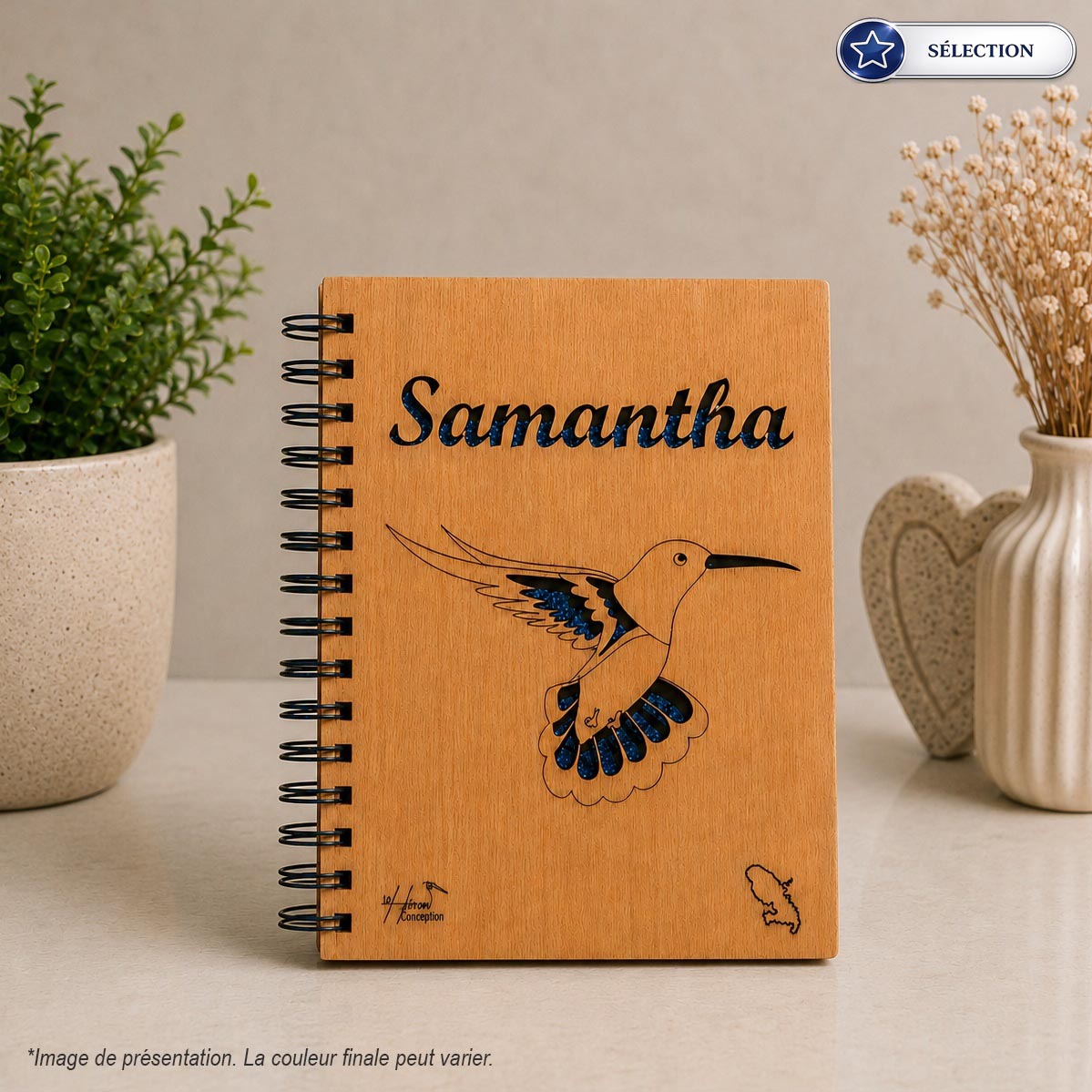 Carnet couverture Bois - Spirale métallique - Sélection – Image 8