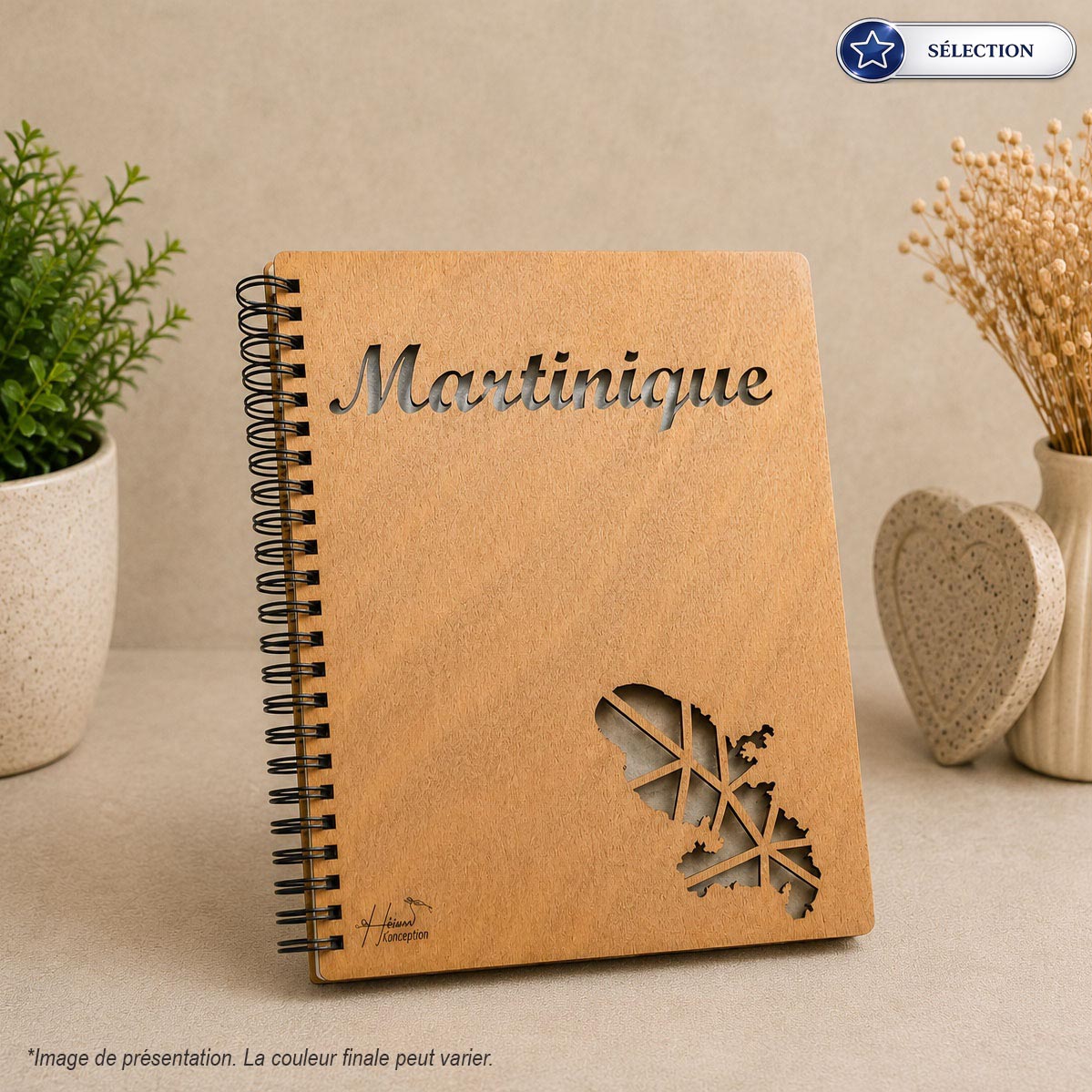 Carnet couverture Bois - Spirale métallique - Sélection – Image 6